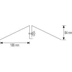 Μεταλλική βάση στήριξης άκαμπτων υλικών 60εκ. OEM