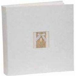 Αλμπουμ Γαμου Ριζοχαρτο Craft Paper Τετράγωνο παράθυρο & φιόγκος  35X35Cm 50 Φύλλων 12601