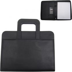 Portfolio-τσάντα με φερμουάρ pvc μαύρο 25.5x32.5x2εκ. Next 35194