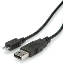 Usb Cable Type A-B Micro  V.2.0  1.8 M 11.02.8752-10 Roline