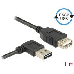 Usb Cable 2.0 Type- A Male Angled Left/Right To Type-A Female 1M (Easy Usb) 83551 DELOCK