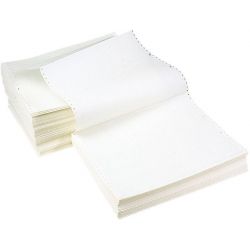 Χαρτι Μηχανογραφικο  9.5x11 2φυλλο Χημικο Λευκο/κιτρινο Με Οπες 1000 Φυλλα