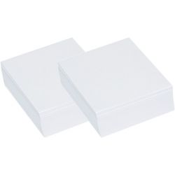 Χαρτια Κυβων Ανταλλακτικα Λευκα 90x90mm Σετ 2 Τεμαχιων X 500 Φυλλα