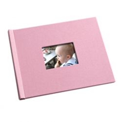 Photobook Covers Α4 θερμοκόλληση με Παράθυρο Ροζ Unibind