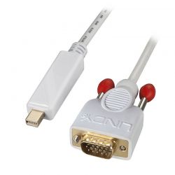 Καλωδιο Mini Display Port M/Vga M 3M Active (White) Lindy 41477