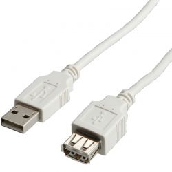 Usb Cable Standard Type A-A M/F V. 2.0  0.8 M Standard S3111-400