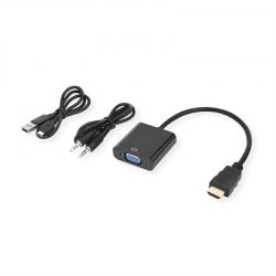 Converter Hdmi M To Vga F With Audio (1920X1080) Standard S3210-10
