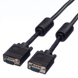 Vga Cable 2M  Hd15M - Hd15M Μαυρο Ferrite Standard S3615-10