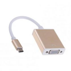 Adapter Usb Type-C Male To Vga/F Hytech 39857/HY-USBC53