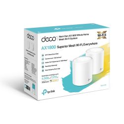 Mesh Wifi 6 System Ax1800 Whole Home  (2 Pack) TP-Link Deco X20(2-pack)