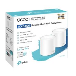 Mesh Wifi 6 System Ax5400 Whole Home   (2-Pack) TP-Link Deco X60(2-pack)