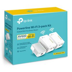 Power Line Av600 Powerline Wi-Fi 3-Pack Kit TP-Link TL-WPA4220 TKIT