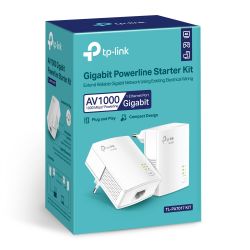 Power Line Av1000 Gigabit Powerline Starter Kit TP-Link TL-PA7017 KIT