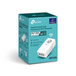 Power Line Av1300 Gigabit Ac Passthrough   Wi-Fi Extender TP-Link TL-WPA8631P