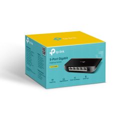 Switch  5 Gigabit Rj45 Ports, Desktop Plastic Case TP-Link TL-SG1005D