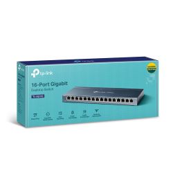 Switch 16 Gigabit Rj45 Ports, Desktop Steel Case TP-Link TL-SG116
