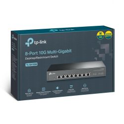 Switch 8-Port 10G Multi-Gigabit 13-Inch Rack-Mountabl TP-Link TL-SX1008