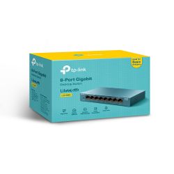 Switch 8 Gigabit Rj45 Ports, Desktop Steel Case TP-Link LS108G