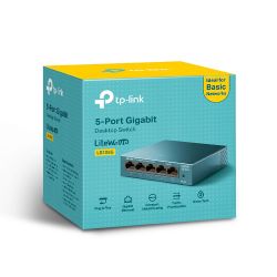 Switch 5 Gigabit Rj45 Ports, Desktop Steel Case TP-Link LS105G