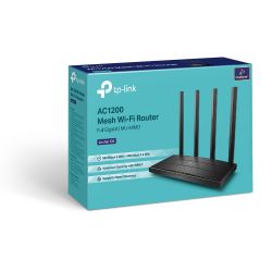 Router Ac1200 Wireless Dual Band 5 Gigabit Ports Mu-Mimo TP-Link Archer C6