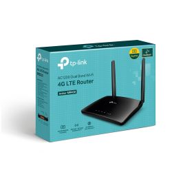Router Ac1200 Wireless Dual Band 4G Lte   Με Υποδοχή Κάρτας Sim TP-Link Archer MR400