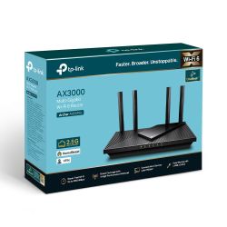 Router Ax3000 Wi-Fi 6 Dual Band 4 Κεραιες 4Gigabit Ports+1X 2.5 Gbps TP-Link Archer AX55 Pro
