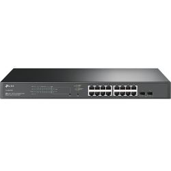 Switch 16-Port Gigabit+ 2*Gigabit Sfp+ Smart Managed  16Port Poe+  150W Poe Power 19-Inch Rack-Mountable TP-Link TL-SG2218P