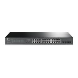 Switch 24-Port Gigabit+ 4*Gigabit Sfp+ Smart Managed  24-Port Poe+  250W Poe Power 19-Inch Rack-Mountable TP-Link TL-SG2428P