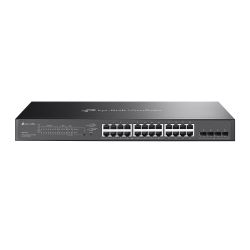 Switch 24-Port Gigabit+ 4*Gigabit Sfp+ Smart Managed  16-Port Poe+  150W Poe Power 19-Inch Rack-Mountable TP-Link SG2428LP