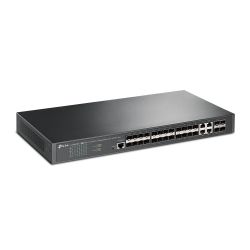 Switch  24-Port Sfp L2+ Managed Switch With 4 10Ge Sfp+ Slots 1U 19-Inch Rack-Mountable  Case TP-Link TL-SG3428XF