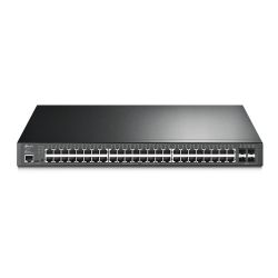 Switch 48-Port Gigabit+ 4*1Ge Sfp+ L2+ Managed  48-Port Poe+  384 W Poe Power 19-Inch Rack-Mountable TP-Link TL-SG3452P