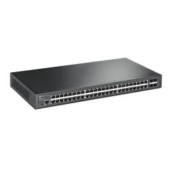 Switch 48-Port Gigabit L2+ Managed Switch With 4 Sfp Slots 19-Inch Rack-Mountable  Case TP-Link TL-SG3452