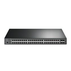Switch 48-Port Gigabit+ 4*10Ge Sfp+ L2+ Managed  48-Port Poe+  500 W Poe Power 19-Inch Rack-Mountable TP-Link TL-SG3452XP