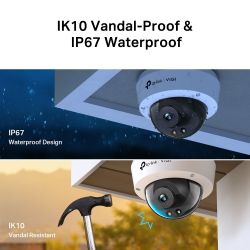 4Mp Full-Color Dome Network Camera-2.8Mm Lens TP-Link VIGI C240(2.8mm)