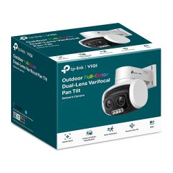 4Mp Outdoor Full-Color Dual-Lens Varifocal Pan Tilt Network Camera TP-Link VIGI C540V