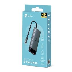Docking Station Type-C To 4K Hdmi, 2X Usb 3..0 Gigabit Ethernet ,Usb-C Pd 100W TP-Link UH6120C
