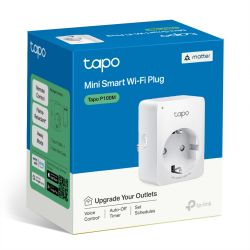 Mini Smart Wi-Fi Socket, Matter Certified TP-Link Tapo P100M