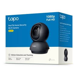 Camera Pan/Tilt  Home Security Wi-Fi 1080P (Black) TP-Link Tapo C201