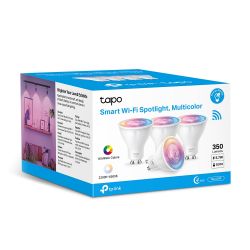 Smart Wi-Fi Spotlight, Multicolor Dimmable Gu10 Base 4-Pack TP-Link Tapo L630(4-pack)