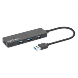 Hub 4 Port Usb 3.2 Gen Χωρις Τροφοδοτικο (Black) Manhattan 164900