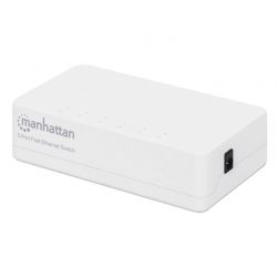 Switch 5 10/100M Rj45 Ports, Desktop Plastic Case Manhattan 560672
