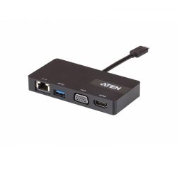 Docking Station Type-C To Vga Or Hdmi-Usb-Lan Aten UH3232/6920