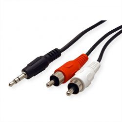 3,5Mm Audio Cable Σε 2X Rca M 5M Roline 11.09.4345-30