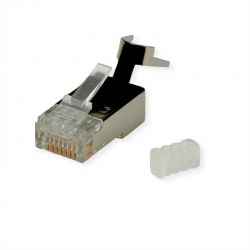 Βυσμα Rj45 Cat6 Stp 10 Tem With Insert Μονόκλωνη (Solid) Roline 21.17.3063-50
