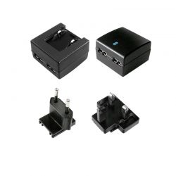 Charging Adapter 2Xusb 12W/2.4A (Eu+Uk) Value 19.99.1061