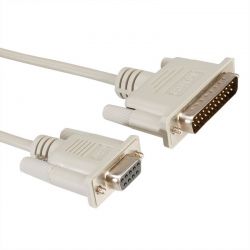 Rs-232 Cable Db25M - Db9F 3M Roline 11.01.4530-50