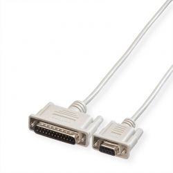 Serial Printer Cable Db25M - Db9F 1.8Μ Roline 11.01.4618-50