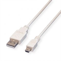 Usb V. 2.0 Mini Cable 5Pin 1.8M Value 11.99.8718-20