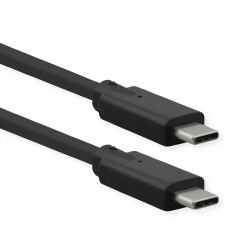 Usb Cable Type-C Male To Usb Type-C Male 1,5M (3.2 Gen 2X2Pd 20V5A/Sup. Video) Roline 11.02.9072-10