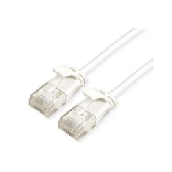 Utp 1M Cat6A Λευκό Slim Lszh Roline 21.44.0981-100